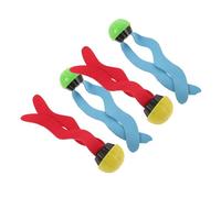 WHAMVOX 4pcs Diving for Pool Underwater Training Game Safe Smooth Design Swimming Skills Fun Water for Age