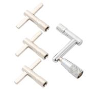 WHAMVOX 4pcs Drum Key Wrench Metal Drum Tuning Keys for Unloading and Loading Drumheads Essential Musical Instrument Accessories for Drummers