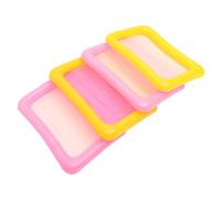 WHAMVOX 4Pcs Inflatable Ice Bar Sand Tray Sand Molds with Ocean Creature Shapes for Outdoor Play at Riverbank Beach Random Color Random Color