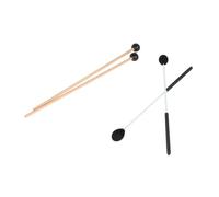 WHAMVOX 4Pcs Marimba Mallets Beginner Percussion Sticks Maple Handles Balanced Hammers for Xylophone and Musical Instruments Practice
