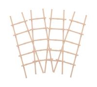 WHAMVOX 4pcs Mini Step Ladder Lightweight Miniature Dollhouse Staircase Accessories Realistic Detailed Craft for DIY Landscape Decor and Creative Play