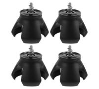 WHAMVOX 4pcs Portable Golf Ball Pick Up Grabber for Putter Grip Golf Ball Retriever Claw for Practice and Sports Events