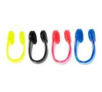 WHAMVOX 4Pcs Portable Silicone Nose Clips for Swimming Wear-resistant Soft Nose Plugs with Comfortable Fit Multi-color for Adults in Water Sports and Pool Use