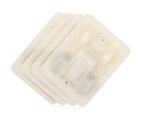 WHAMVOX 4Pcs Pullback Car Base for Clay Crafts and Friction Powered Making DIY Pottery Clay Vehicle Parts for Boys and Practical Blank Pull Back Vehicle Tray for Educational Play