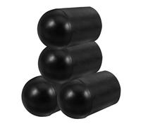 WHAMVOX 4pcs Rubber Cello Endpin Tips for Upright Bass and Cello, Anti-slip and Prevents Shifting, Practical Endpin Stopper Accessories, Simple Chic Design for Instrument Protection
