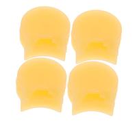 WHAMVOX 4pcs Silicone Clarinet Rest Cushions Yellow Thumb Support Protecting from Pain Reliable Playing Accessory for Professional and Personal Use