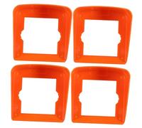 WHAMVOX 4pcs Weatherproof Outdoor Plug Covers with Ventilation Plastic Electrical Outlet Protectors for Ev Charger Stations Easy Install Socket Covers for Garden Patio Use