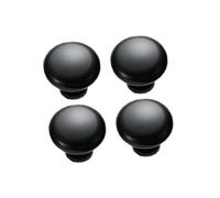 WHAMVOX 4pcs Zinc Alloy Single-Hole Drawer Handles Modern Solid Thicken Pulls for Cabinet Wardrobe Furniture Lightweight Design