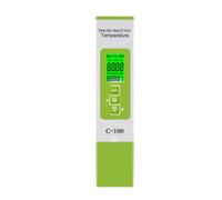 WHAMVOX 5 in 1 Water Quality Tester Digital Ec Meter with Temperature Compensation and Low Battery Indicator, Plastic Body with Protective Cap, for Aquarium and Sea Water Testing