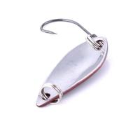 WHAMVOX 5 Pcs Mini Metal Sequins Artificial Fishing Baits with Single Hook Lifelike Bionic Freshwater Lures for Bass and Various Fish Vivid Visual Effect Random Color Random Color