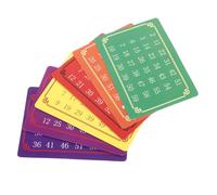 WHAMVOX 5 Sets Telepathic Number Cards Trick for Mind Reading and Mentalism Stage Performance Props for Halloween Party Supplies and Interactive Brain Teaser Games