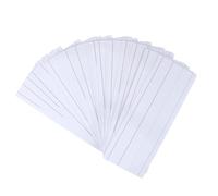 WHAMVOX 50pcs Blank Alphabet Teaching Cards Strips 8x3 Inches Ruled Sentence Strips for School Classroom Teaching Aids Educational Writing Tools