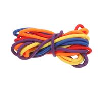 WHAMVOX 50PCS Colorful Shoelace Threading Teaching for Safe Polyester Educational Bead Laces for Kindergarten Learning to Tie Early Development Fine Motor Skills Accessories