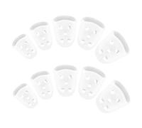 WHAMVOX 50pcs Guitar Finger Guards Silicone Rubber Finger Tips Protectors for Bass Guitar Ukulele for Beginners Practicing