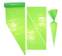 WHAMVOX 50pcs Tile Grout Bags for Masonry and Tiling, Heavy Duty Green Cement Sealer Pouch with Thickened Triangular Design, Suitable for External Wall Tile Grouting and Cement Piping