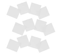 WHAMVOX 52pcs Professional Piano Keytops White Leather Small Square Piano Key Tops Supplies