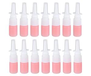 WHAMVOX 5ml Nasal Spray Bottle Plastic PET Flat-Shoulder 50Pcs Empty Travel Container for Essential Oils and Skin Lotion
