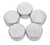 WHAMVOX 5pcs Aluminum Weighing Dishes for Laboratory Use Practical and Easy to Use Sampling Weighing Jars for Soil Collection and Experimental in Labs