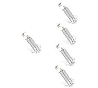 WHAMVOX 5pcs End Pin Jack Socket Guitar Jack Plug Lead Metal Guitar Accessory Replacement Part