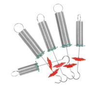 WHAMVOX 5pcs Hooke's Law Spiral Springs Set for Physics Education - Student Science Lab Equipment, Teaching Supplies for Mechanics Experiments in Schools