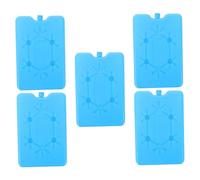 WHAMVOX 5pcs Ice Packs Cooler Packs Reusable Freezer Blocks for Lunch Bags Air Conditioner Cooling Bags Travel Home Cold Chain Transport Rapid Temperature Reduction