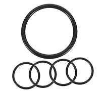 WHAMVOX 5pcs Large Rubber Ring Singing Bowl Cushion Base Support Sound Bowl Mat for Buddhist Ritual Instruments Stability and Resonance