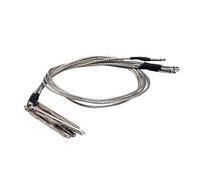 WHAMVOX 5pcs Piezo Pickup Rod Set, Passive Eq Stick Bars with Cable for 3-string Acoustic, Folk Cigar Box Guitars, Bridge Piezo Pickup for Guitar Accessories