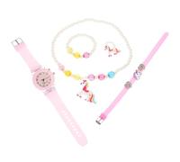 WHAMVOX 5pcs Unicorn Watch Set for Silicone Cartoon Wristwatch