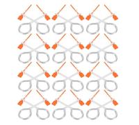 WHAMVOX 60pcs Fire Extinguisher Tamper Seal Set with Numbered Plastic Pull Pins and Inspection Record Tags, Self-Locking Security Seals for Fire Safety Maintenance and Dry Extinguishers