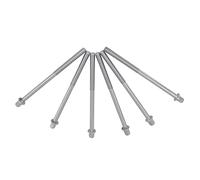 WHAMVOX 6pcs 11cm Snare Drum Tension Lug Screws Drum Set Hardware Repair Tension Rods for Percussion Mounting
