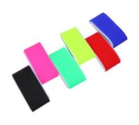 WHAMVOX 6pcs Adjustable Ski Board Straps for Carrying with Strong Loop Fastener Wide Nylon Bands for Outdoor Skiing Portable Compact Ski Ties in Red Blue Black Fluorescent Colors