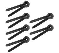 WHAMVOX 6pcs Archery Peep Sight Clip Bowstring Peephole Buckle Plastic Bow Accessory with Secure Structure and Portable Convenience for Outdoor Archery Training and Competitions