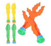 WHAMVOX 6pcs Colorful Seaweed Diving for Pool Games Plastic Underwater Swim Training Game Water Sports Skill Development Random Color