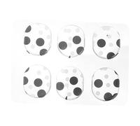 WHAMVOX 6pcs Drum Snare Mute Mat Silicone Self-adhesive Damper Gel Pad for Controlling Drum Sounds Kit Accessories