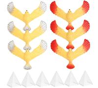 WHAMVOX 6pcs Educational Balance Eagle Safe Premium Plastic Portable Simple Structure for Developing Coordination and Learning Skills in Boys Random Color
