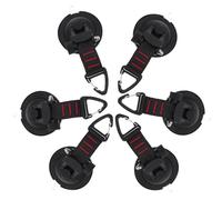 WHAMVOX 6pcs Heavy Duty Suction Cup Anchors with Hooks for Rv Awning Tie Down Weather Resistant Outdoor Suction Cups for Car Boat Camping and Surfaces