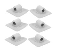 WHAMVOX 6pcs Kayak Motor Mount Inner Diameter Plastic Bracket Buckle for Inflatable Boats Canoes Fishing Kayaks with Reinforced Stability and Vibration Reduction