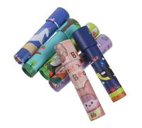 WHAMVOX 6Pcs Large Cartoon Kaleidoscopes Educational Explore Paper Material Safe and Party Bag Fillers for S Cognitive Development