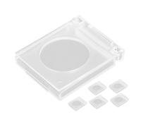 WHAMVOX 6pcs Push Button Switch Cover Protective Dustproof Button Protector for Wall Mount Switches 33x28x6mm 19mm Aperture for Industrial and Emergency Use