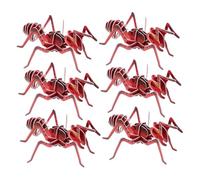 WHAMVOX 6pcs Realistic Ant Figurines Puzzles Stem Science Education Insect Kits for DIY Craft Models Enhancing Critical Thinking and Insect