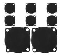 WHAMVOX 8Pcs Air Compressor Rubber Pads Gaskets for Automatic Pressure Switch Replacement, Turtle-Shaped Sealing Cushions for Industrial Pump Parts, High Precision Washer Gaskets for