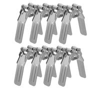WHAMVOX 8pcs Downlight Spring Clips for Recessed Lighting Metal Retaining Clamps for Panel Lamp Fixtures Hidden Design for Secure Attachment in Homes Offices and Retail Spaces