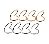 WHAMVOX 8pcs Guitar Picks Ultra Thin Guitar Plectrum Finger Tip Protector Portable Practice Picks