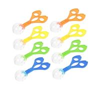 WHAMVOX 8pcs Kids Clamp Scissor Design Bug Catcher Plastic Tools, Bright Portable Outdoor Exploring Kit for Toddlers and Children