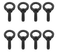 WHAMVOX 8pcs M8 Speaker Screw Eye Hangers Heavy Duty Black Plastic | Screw-in Fixing Hooks, Sturdy Loadbearing Design, Easy Installation for Commercial Venues and Home Theaters