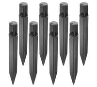 WHAMVOX 8pcs Replacement Plastic Ground Stakes for Outdoor Solar Light Easy to Use Garden Lamp Stakes for Yard Light