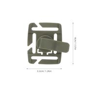 WHAMVOX 8pcs Rotatable Hydration Hose Clips for Backpack Accessories Lightweight Water Bladder Tube Holders with Steady Hold Design Compatible with Hiking Running Camping Outdoor