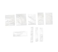 WHAMVOX 9pcs White Shell Guitar Fretboard Inlays Diy Material for Custom Fingerboard Decoration Easy to Cut and Install Durable Sea Shell Blocks for Guitar Parts and Accessories