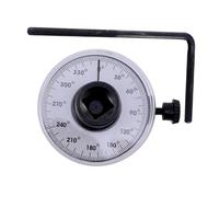 WHAMVOX Adjustable Digital Torque Angle with Clear Dial for Precise Rotation Measurement Easy Zero Reset Torque Wrench Gauge Tool for Automotive and Mechanical Use