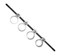 WHAMVOX Adjustable Finger Expander Guitar Finger Trainer Expansion Tension Stretcher Spreader for Electric Guitar Bass Ukulele Piano Practicing Music Instrument